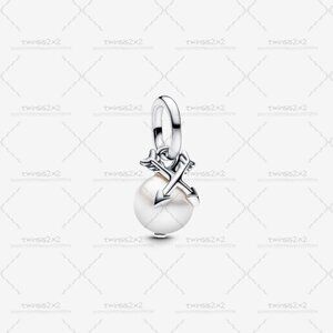 Pandora Pearl & Arrows Mini Dangle Charm|Pendant